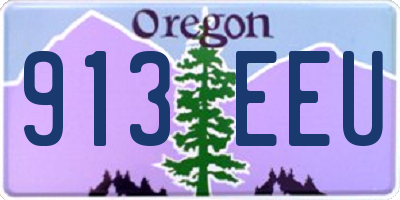 OR license plate 913EEU