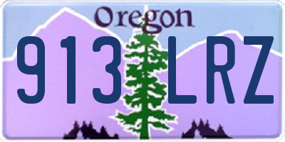 OR license plate 913LRZ