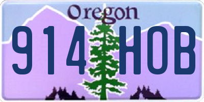 OR license plate 914HOB