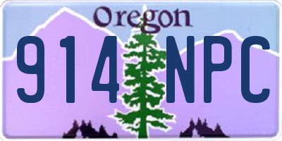 OR license plate 914NPC