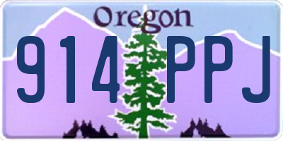 OR license plate 914PPJ