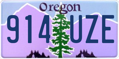 OR license plate 914UZE