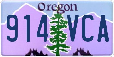 OR license plate 914VCA