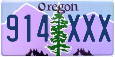 OR license plate 914XXX