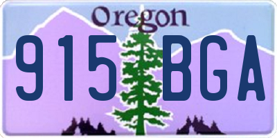 OR license plate 915BGA
