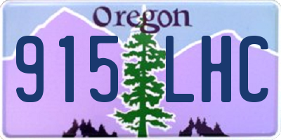 OR license plate 915LHC