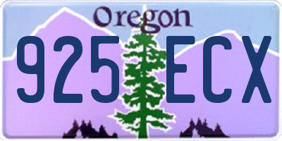 OR license plate 925ECX