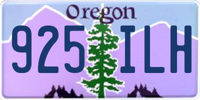 OR license plate 925ILH
