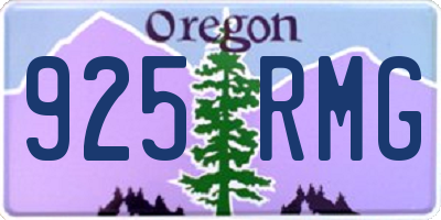 OR license plate 925RMG