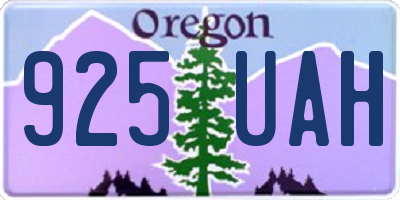 OR license plate 925UAH