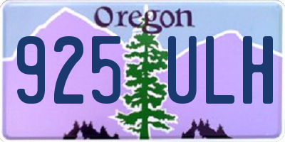 OR license plate 925ULH
