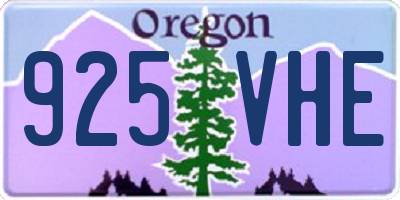 OR license plate 925VHE