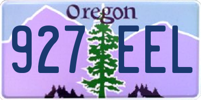 OR license plate 927EEL