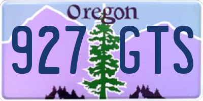 OR license plate 927GTS
