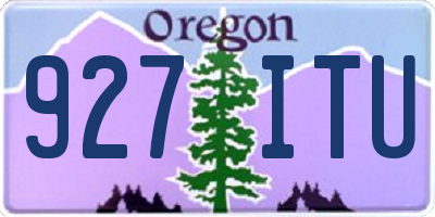 OR license plate 927ITU