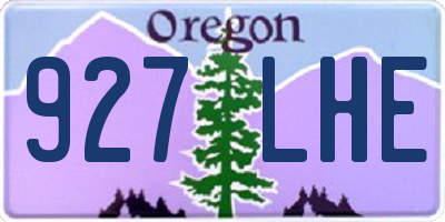OR license plate 927LHE