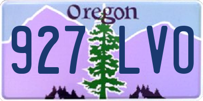 OR license plate 927LVO