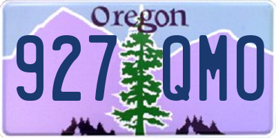 OR license plate 927QMO