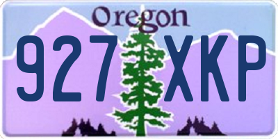 OR license plate 927XKP