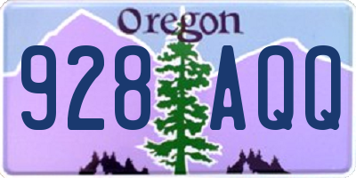 OR license plate 928AQQ