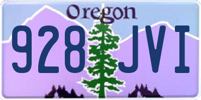 OR license plate 928JVI