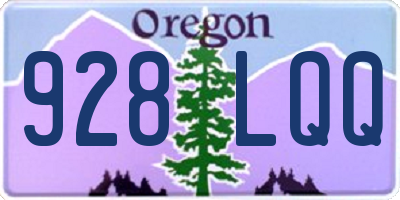 OR license plate 928LQQ