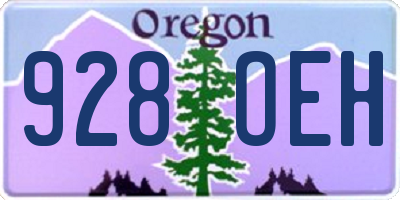OR license plate 928OEH