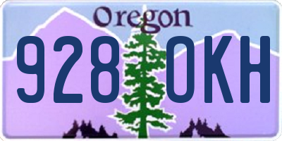 OR license plate 928OKH