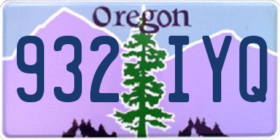 OR license plate 932IYQ