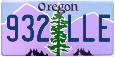 OR license plate 932LLE
