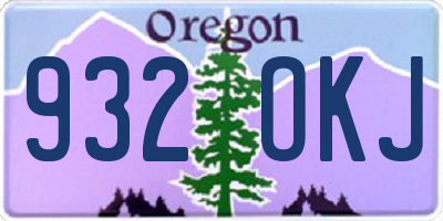 OR license plate 932OKJ