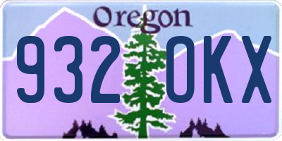 OR license plate 932OKX