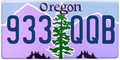 OR license plate 933QQB