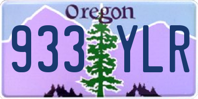 OR license plate 933YLR