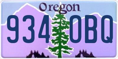 OR license plate 934OBQ