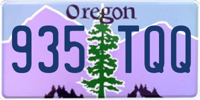 OR license plate 935TQQ