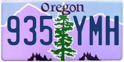OR license plate 935YMH