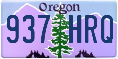 OR license plate 937HRQ