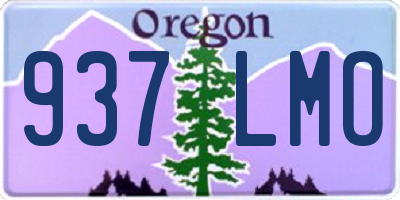 OR license plate 937LMO