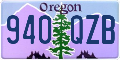 OR license plate 940QZB