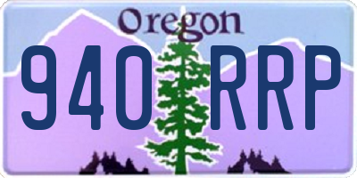 OR license plate 940RRP