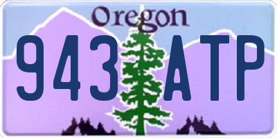 OR license plate 943ATP