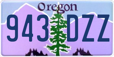OR license plate 943DZZ