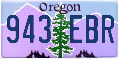 OR license plate 943EBR