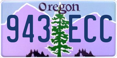 OR license plate 943ECC