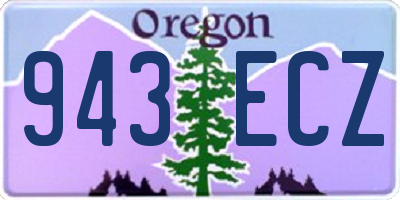 OR license plate 943ECZ