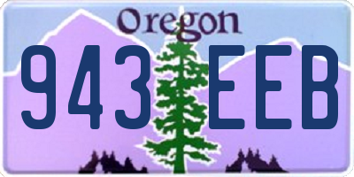 OR license plate 943EEB