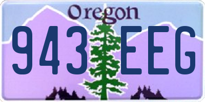 OR license plate 943EEG