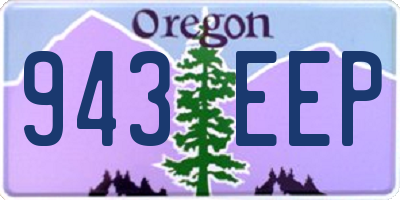 OR license plate 943EEP