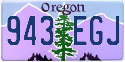 OR license plate 943EGJ